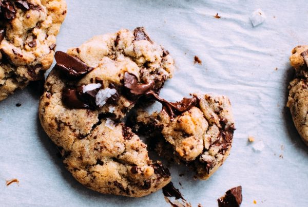 close-up photo of baked cookies