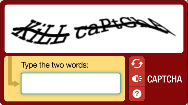 Blíží se konec opisování captcha kódů z obrázku